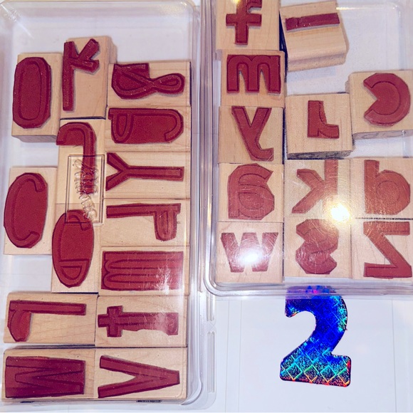 Stampin’ Up! Alphabet Stamp set (Lot 2) - Picture 3 of 4